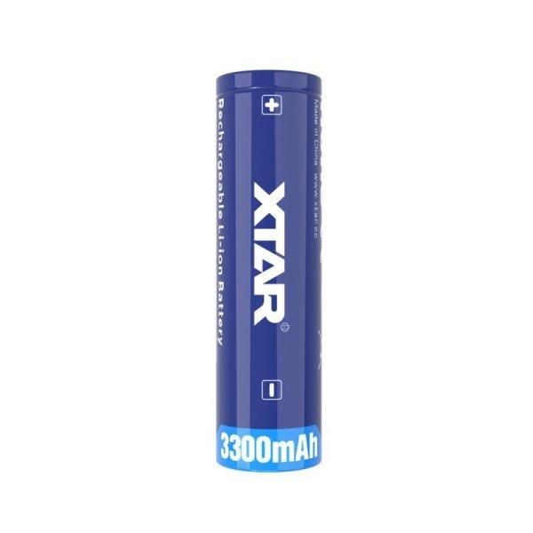 XTAR 18650 Li-ion akku védelemmel, 3300 mAh