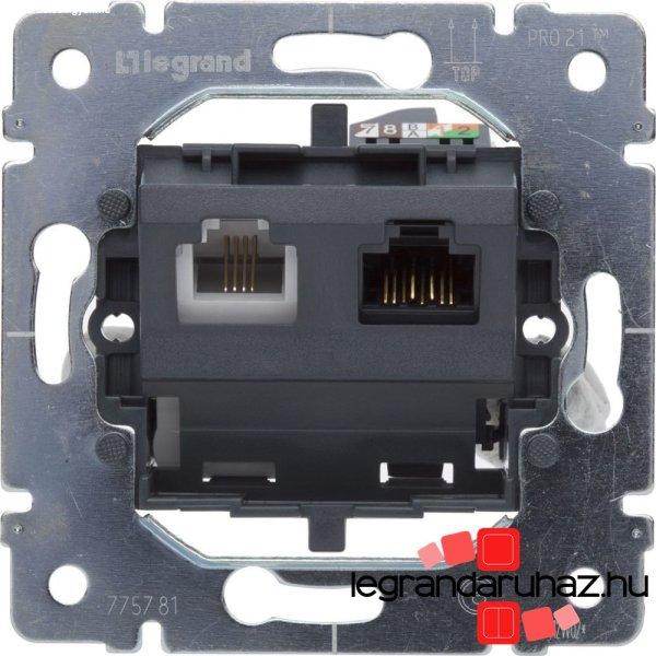 Legrand Galea Life speciális 1XRJ45 cat 6 UTP + 1XRJ11 mechanizmus, Legrand
775781