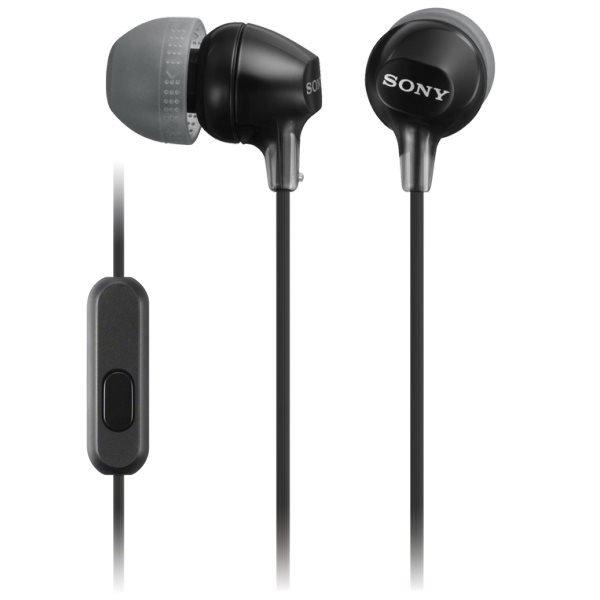 Sony MDR-EX15AP s handsfree, Fekete