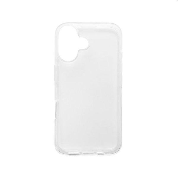 MobilNET Silicone case for Apple iPhone 16 Plus, transparent