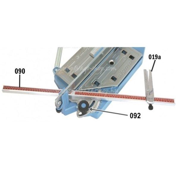 Sigma nagy derékszög -számsoros vonalzó 4A, 5A, 5B gépekhez (cs090)