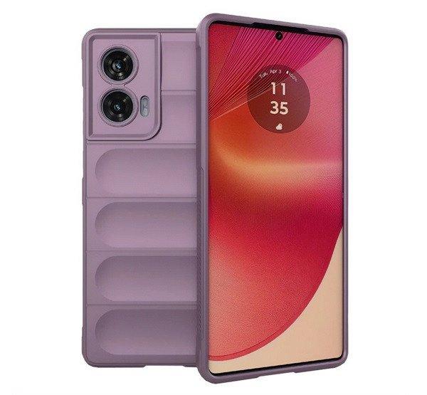 Szilikon telefonvédő (ütésállóság, kameravédő, 3D) LILA Motorola Edge
50 Fusion 5G