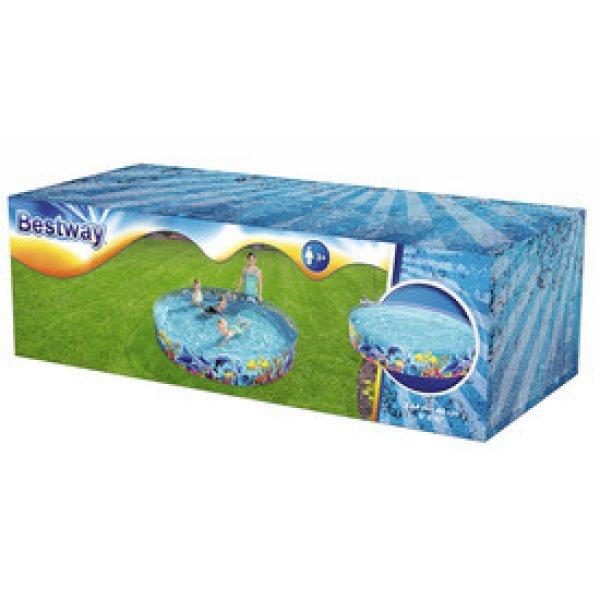 Bestway Merevfalú, tenger élővilága mintájú medence 2, 44 m x 46 cm