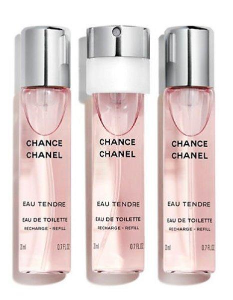 Chanel Chance Eau Tendre - EDT utántöltő (3 x 20 ml) 60 ml