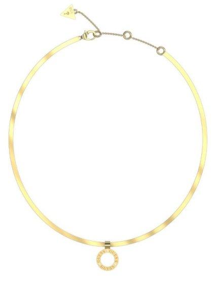 Guess Bámulatos aranyozott nyaklánc Circle Lights JUBN03171JWYGT/U