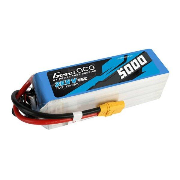 Gens ace 5000mAh 25.9V 45C 7S1P Lipo Akkumulátor Pack val XT90