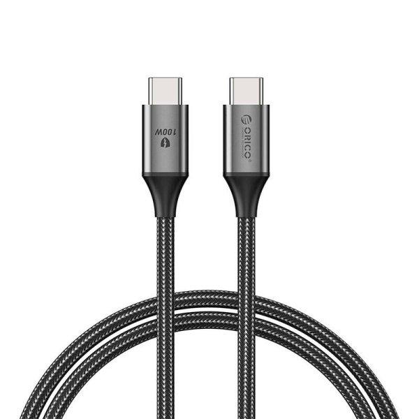 Orico 100 W USB-C – USB-C töltőkábel (fekete)