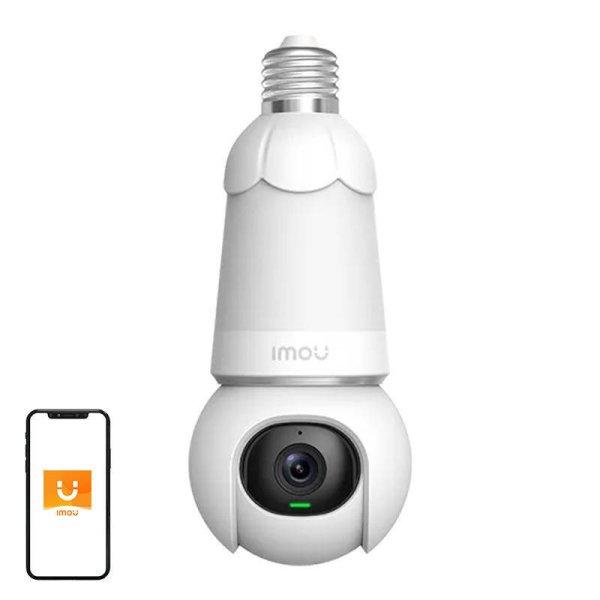 IMOU Bulb Cam 5 MP WiFi 2 az 1-ben izzó és forgatható kültéri kamera