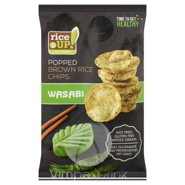 Rice Up Rizs Chips Wasabi íz. 60g /24/