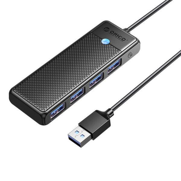 Orico PAPW4A USB-4x USB 3.0 hub adapter (fekete)