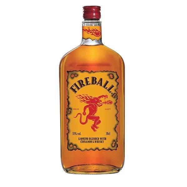 W Fireball Cinnamon Whisky 0,7l 33%DRS