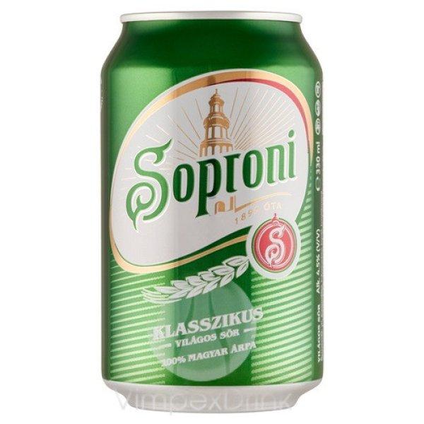 Soproni 0,33l dobozos /24/-DRS