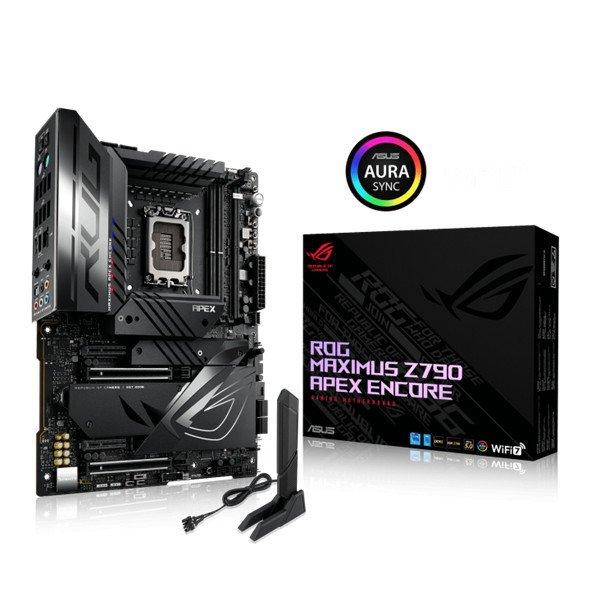 Asus Alaplap - Intel ROG MAXIMUS Z790 APEX ENCORE (Z790, ATX, 2xDDR5 8400+MHz,
4xSATA3, 5xM.2)