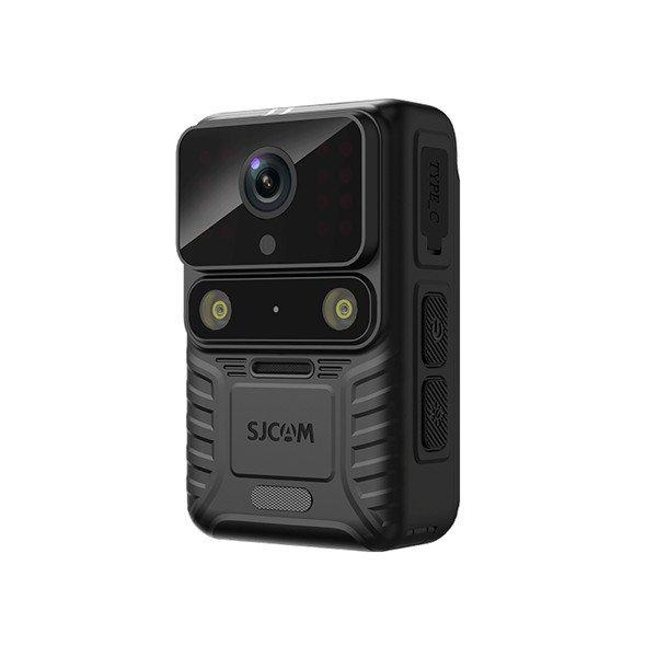 SJCAM Body Camera A50, Black, WIFI, 4K, time-lapse, 135°, autó mód. IP65, 7,5
óra akku, infra, GPS, távírányító, 2,0 LCD