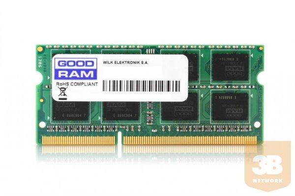 GOODRAM DDR3 4GB 1600MHz CL11 SODIMM 1.5V (512x8)