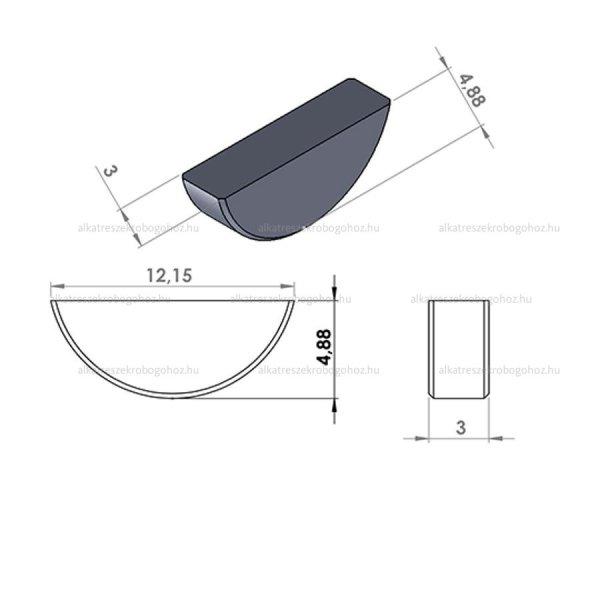 Főtengely ék 3mm x 5mm BOOSTER / STUNT / NITRO / TYPHOON / ZIP / STALKER / MBK
51