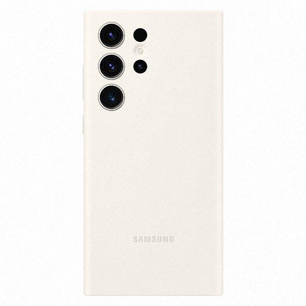 Tok Silicone Cover for Samsung Galaxy S23 Ultra, cotton - EF-PS918TUEGWW