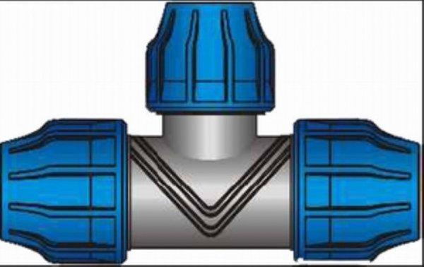 KPE T-idom szűkítő 50mm x 40mm x 50mm