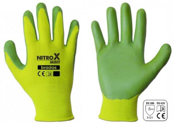 RWNM7 Kesztyű NITROX MINT nitril 7"