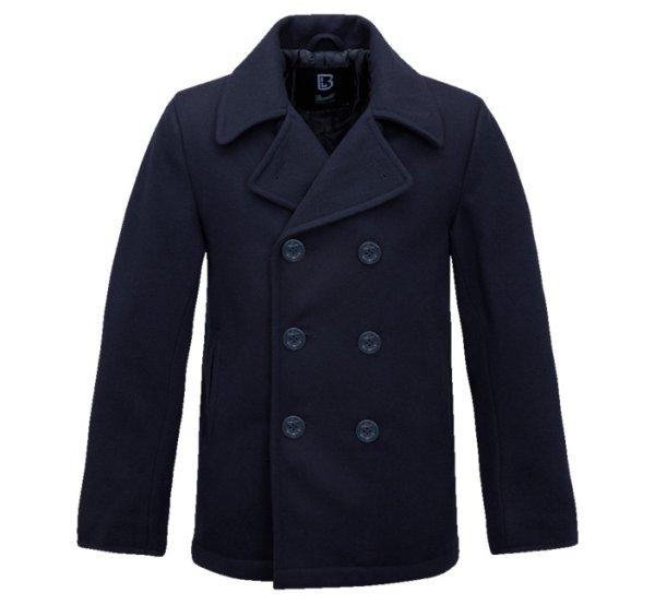 Brandit Pea Coat kabát, tengerészkék