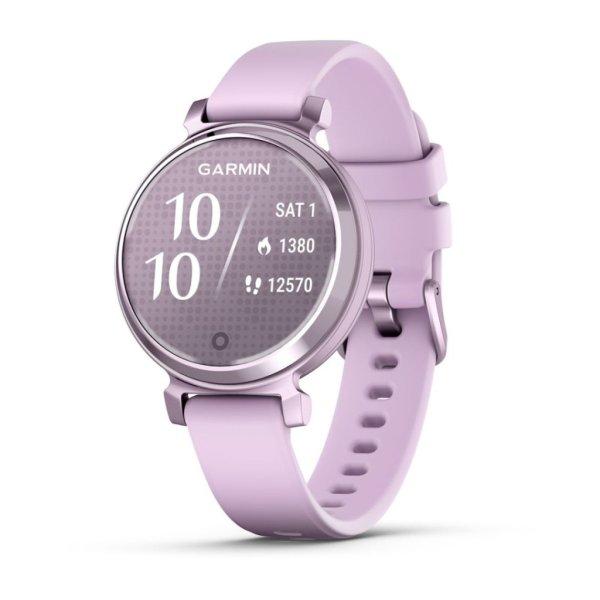 Garmin Lily 2 Metallic Lilac with Lilac Silicone Band