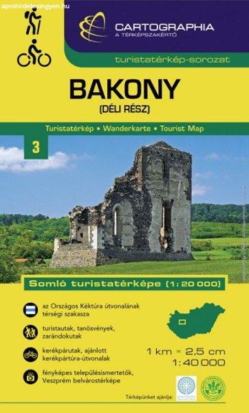 Bakony (déli rész) turistatérkép