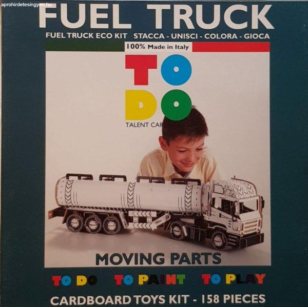 Üzemanyagszállító tartálykocsi - Fuel truck, 156 darabos