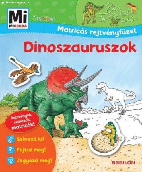 Mi micsoda Junior Matricás rejtvényfüzet - Dinoszauruszok