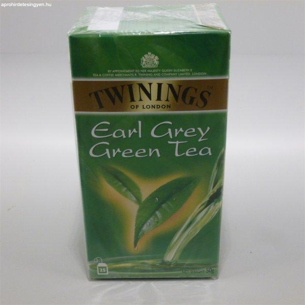 Twinings earl grey zöld tea 25x1,6 g 40 g