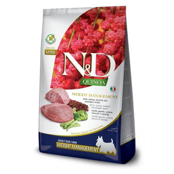 N&D Quinoa Dog konzerv Weight Management adult mini 140g