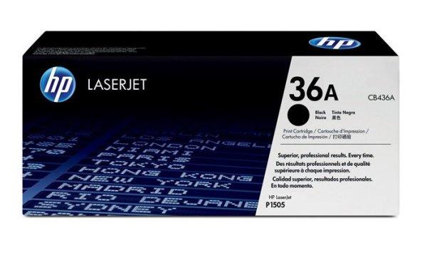 CB436A Lézertoner LaserJet P1505, 1505n, M1522 nyomtatókhoz, HP 36A, fekete,
2k