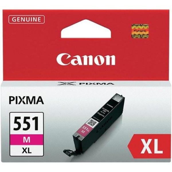 CLI-551MXL Tintapatron Pixma iP7250, MG5450, MG6350 nyomtatókhoz, CANON,
magenta, 11ml