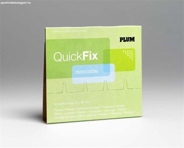 Sebtapasz utántöltő "Quick Fix", 45 darabos, kék, fémszálas,
PLUM