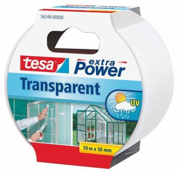 Ragasztószalag, javító, 50 mm x 10 m, TESA, "Extra Power
Transparent", átlátszó