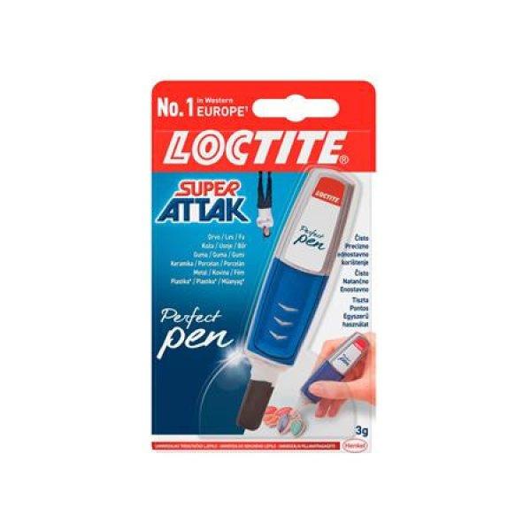 Pillanatragasztó, 3 g, HENKEL "Loctite Super Bond CEATIVE Perfect
Pen"