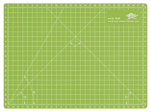 Vágóalátét, barkácsoláshoz, A4, WEDO "Comfortline", zöld