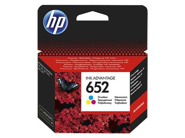 F6V24AE Tintapatron Deskjet Ink Advantage 1115 nyomtatókhoz, HP 652, színes,
200 oldal