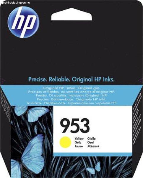 F6U14AE Tintapatron OfficeJet Pro 8210, 8700-as sorozathoz, HP 953, sárga, 700
oldal