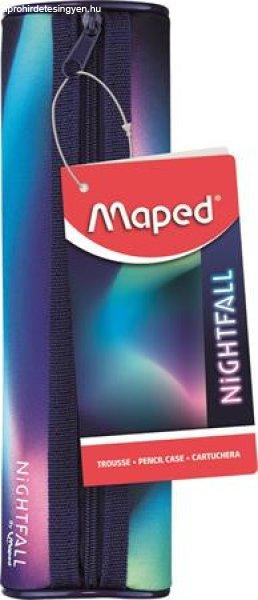 Tolltartó, henger alakú, cipzáras, MAPED "Nightfall"