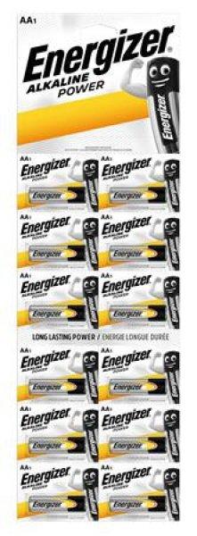 Elem, AA ceruza, 12 db, egyesével téphető, ENERGIZER "Alkaline Power
Kartella"