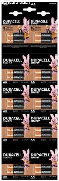 Elem, AA ceruza, 10x2 db, DURACELL "Basic"