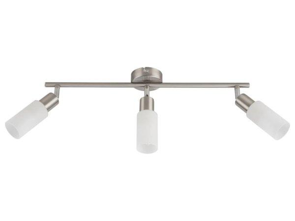 Livarno Home 389721 inox LED Ceiling Light mennyezeti matt üvegernyős E14 LED
lámpa 3 x 4.9W energiatakarékos, 3000K melegfehér LED izzóval 51 cm 1410 lm