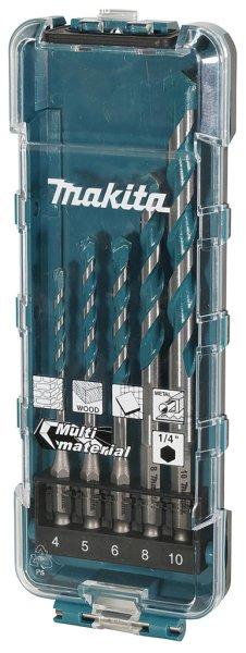 Makita 1/4" befogású TCT multi anyag fúró készlet
4x90,5x100,6x100,8x120,10x150 mm