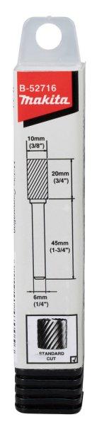 Makita 6 mm keményfém turbómaró STANDARD fogazás 10x20 mm