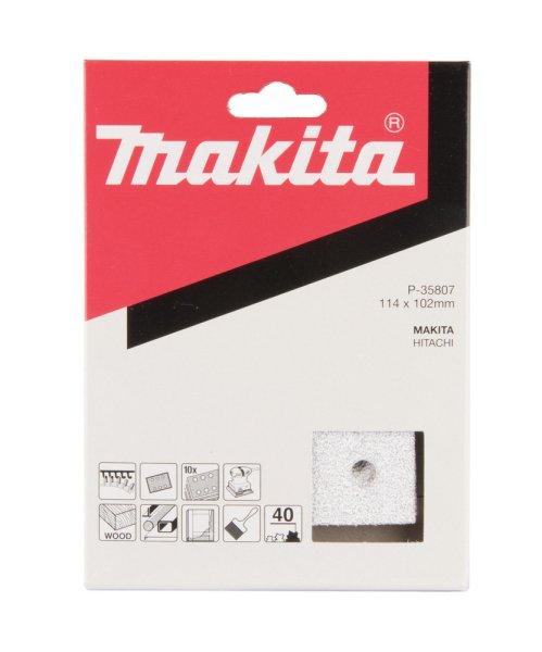 Makita 114x102 mm csiszolópapír tépőz. FEHÉR K40 10 db