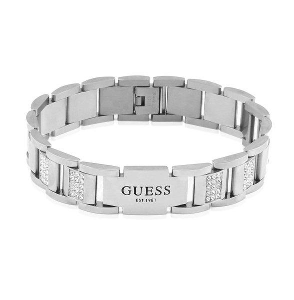 Guess Divatos acél karkötő Frontiers JUMB01341JWSTT/U