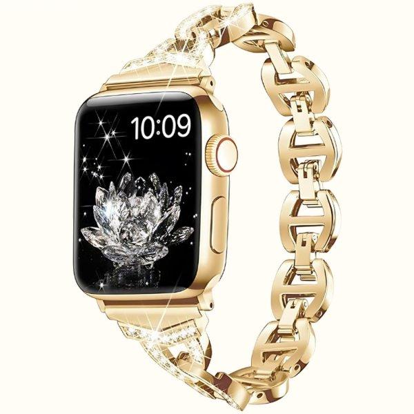 Apple Watch óraszíj lánc /42/44/45 mm, arany