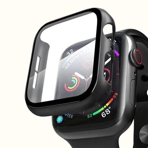 Apple Watch 360fokos védelem fóliával /41 mm, fekete