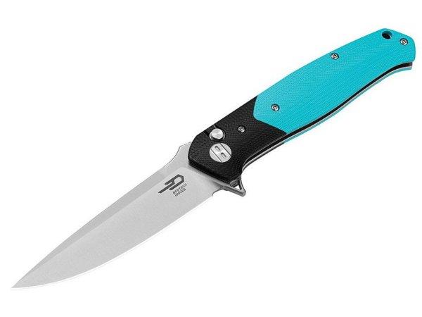 Bestech Swordfish Button Lock Black & Tiffany Blue BG62F