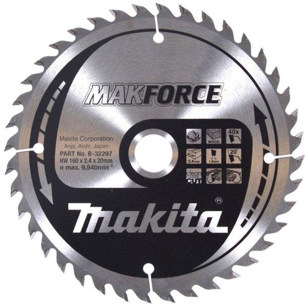 Makita körfűrészlap Makforce 160x20 mm Z40